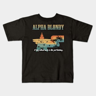 ALPHA BLONDY SONG Kids T-Shirt